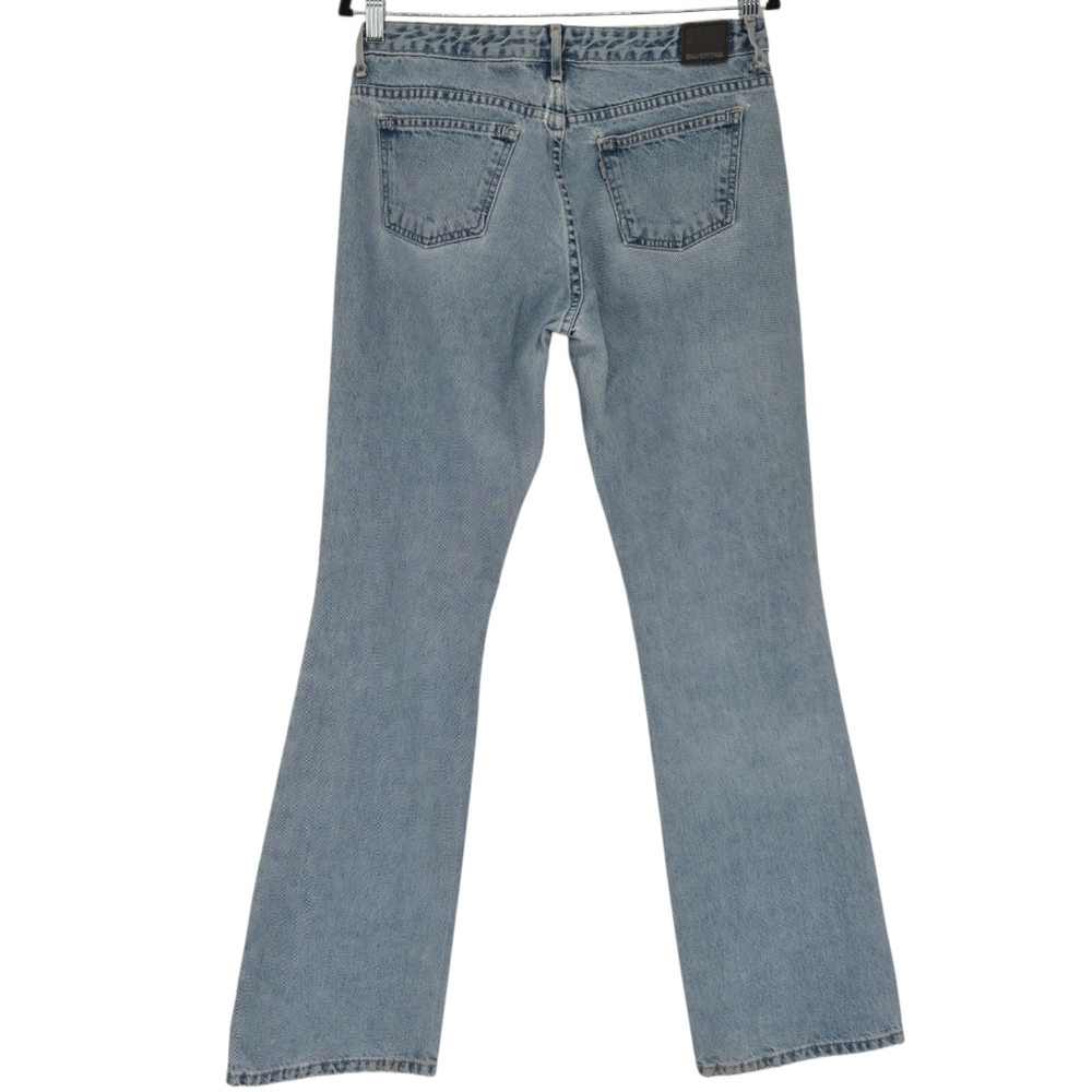 Levi’s SilverTab Y2K Skater Flare‎ Jeans 30×33 Mid Rise 90s Grunge Light Wash - Picture 6 of 11
